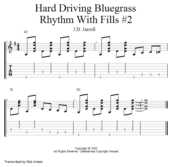 bluegrass guitar jam tracks