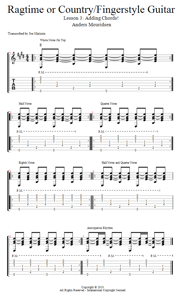 Adding Chords song notation