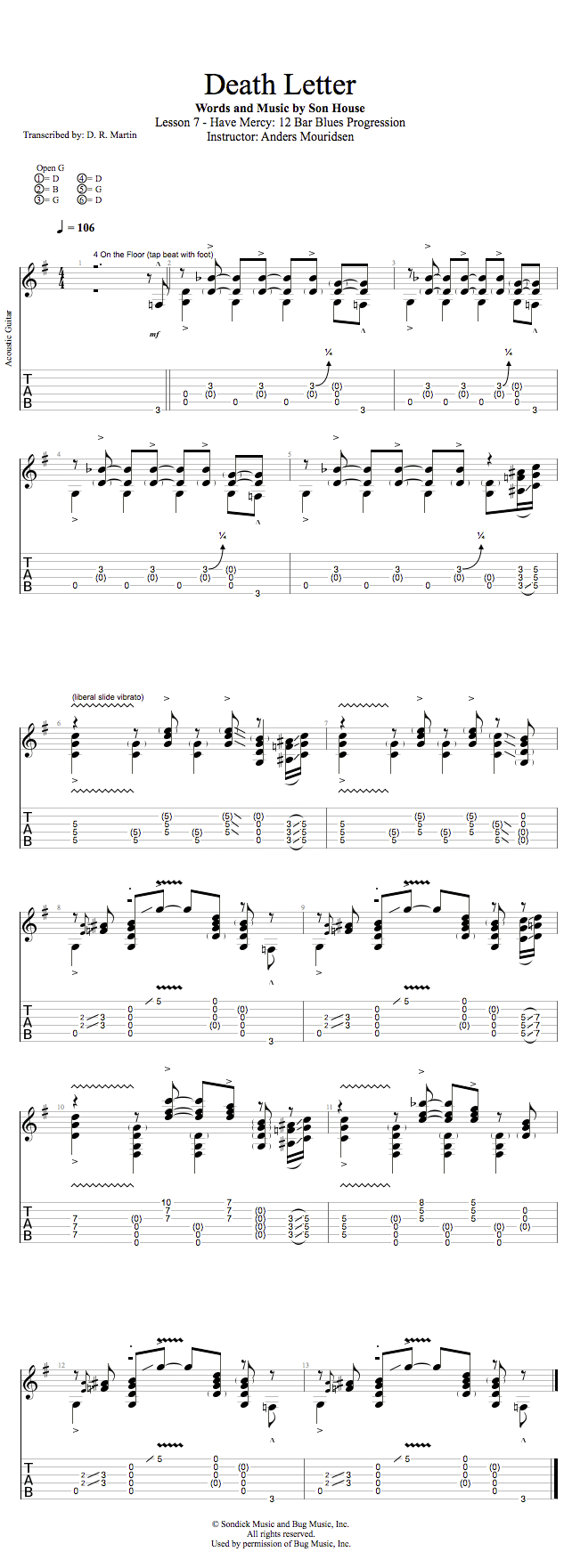 Guitar Lessons: Have Mercy: 12 Bar Blues Progression