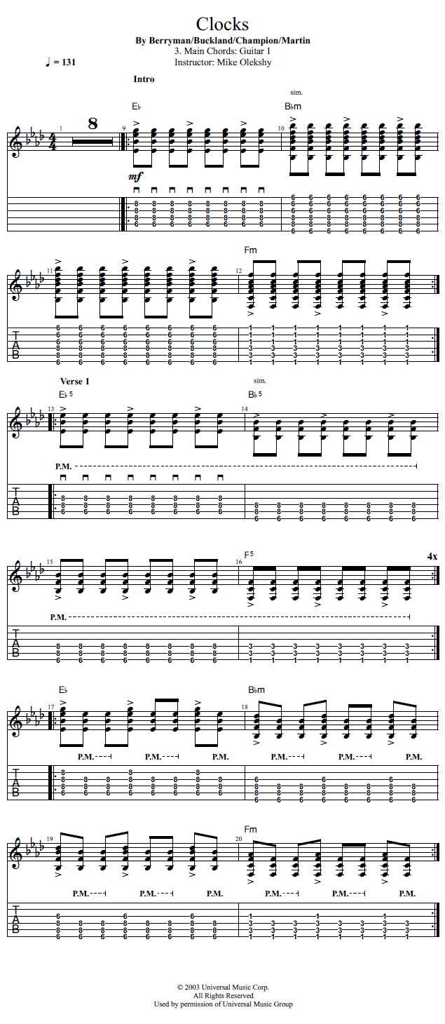 chords notes player