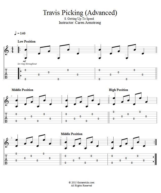 Getting Up To Speed song notation